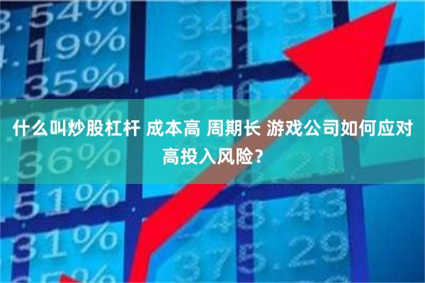 什么叫炒股杠杆 成本高 周期长 游戏公司如何应对高投入风险？