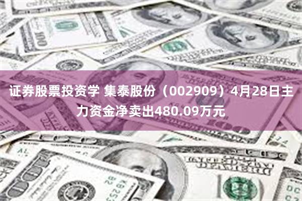 证券股票投资学 集泰股份（002909）4月28日主力资金净卖出480.09万元
