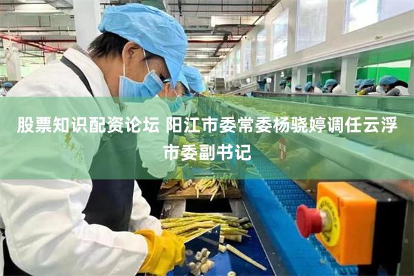 股票知识配资论坛 阳江市委常委杨骁婷调任云浮市委副书记