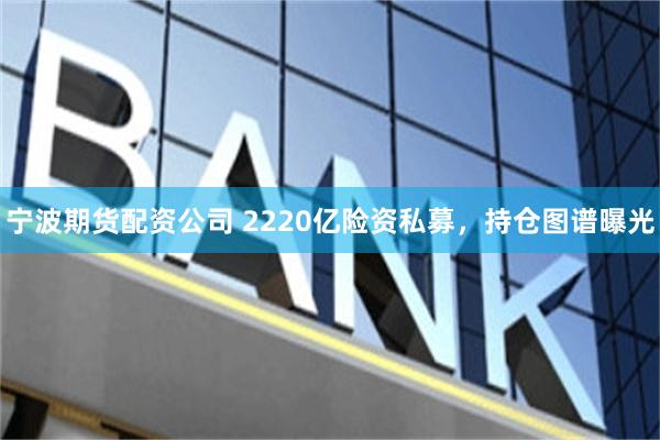 宁波期货配资公司 2220亿险资私募，持仓图谱曝光