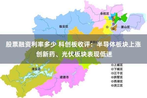 股票融资利率多少 科创板收评：半导体板块上涨 创新药、光伏板块表现低迷