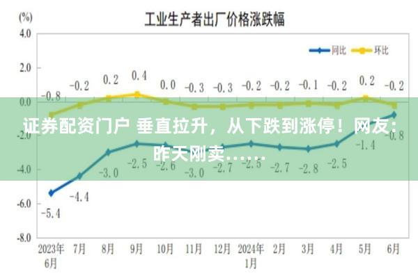 证券配资门户 垂直拉升,从下跌到涨停!网友:昨天刚卖……