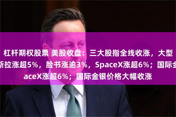 杠杆期权股票 美股收盘：三大股指全线收涨，大型科技股上涨，特斯拉涨超5%，脸书涨逾3%，SpaceX涨超6%；国际金银价格大幅收涨