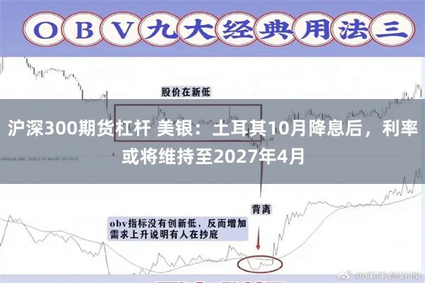 沪深300期货杠杆 美银：土耳其10月降息后，利率或将维持至2027年4月