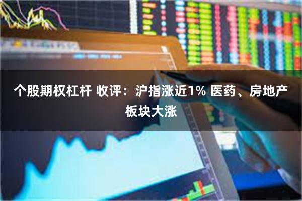 个股期权杠杆 收评：沪指涨近1% 医药、房地产板块大涨