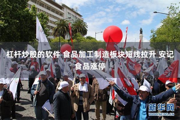 杠杆炒股的软件 食品加工制造板块短线拉升 安记食品涨停